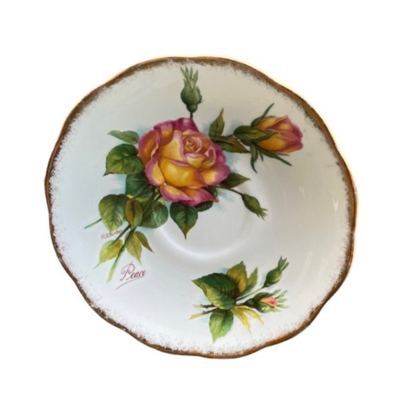 Vintage Roslyn Fine Bone China Authentic World Famous Wheatcroft Roses - Picture 3 of 5